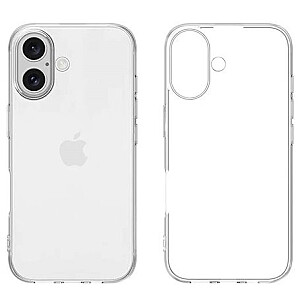 Fusion Ultra Back Case 2 mm Izturīgs silikona aizsargapvalks Apple iPhone 16 caurspīdīgs