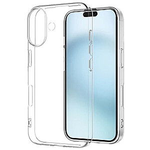 Fusion Ultra Back Case 2 mm Izturīgs silikona aizsargapvalks Apple iPhone 16 caurspīdīgs