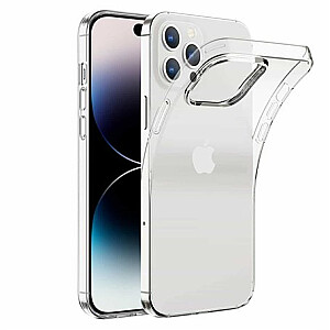 Fusion Ultra Back Case 2 mm Izturīgs silikona aizsargapvalks Apple iPhone 16 Pro caurspīdīgs