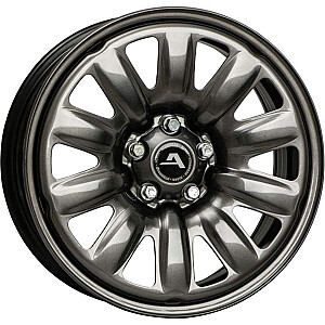 Alcar HybridRad 130005A Anthracite 6,5x16 5x112 ET48 CB57,1 With Cap R13 130005A Alcar HybridRad