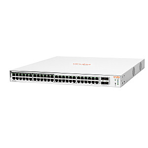 Aruba Instant On 1830 48G 24p Class4 PoE 4SFP 370 Вт Управляемый L2 Gigabit Ethernet (10/100/1000) Питание через Ethernet (PoE) 1U