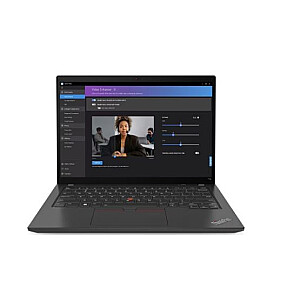 Ultrabook ThinkPad T14 G4 21K3002MPB W11Pro 7840U/16GB/1TB/INT/14.0 WUXGA/Thunder Black/3 gadi Premier atbalsts + CO2 nobīde