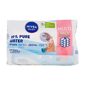 99% Pure Water Baby mitrās salvetes 4x57 gab.