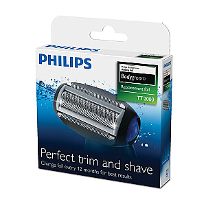 Rezerves folija Philips Bodygroom TT2000/43 Ūdensnecaurlaidīga skūšanās galviņas nomaiņas folija