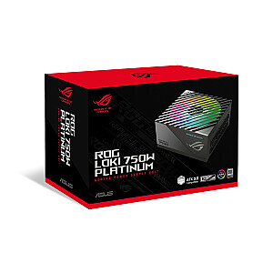 Barošanas avots ASUS ROG Loki SFX-L 750W Platinum 20+4 pin ATX melns, sudrabs