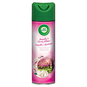 AIR WICK Areosol gaisa atsvaidzinātājs magnolijas un ķiršu ziedu aerosols 300 ml