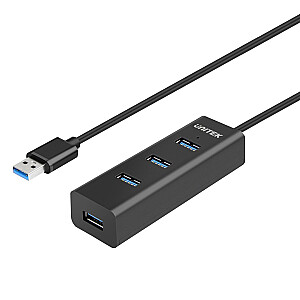 Концентратор Unitek Active USB-A 5 Гбит/с, 4 порта USB-A