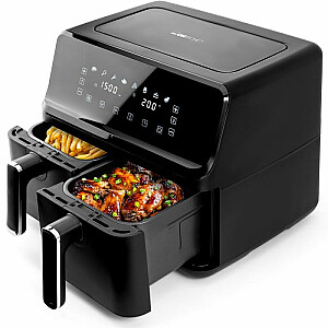 Clatronic FR 3804 H Double 8 L 2700 W Hot Air Fryer Black