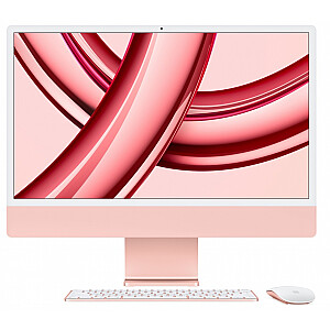 iMac 24 дюйма: M3 8/10, твердотельный накопитель 8 ГБ, 256 ГБ — розовый