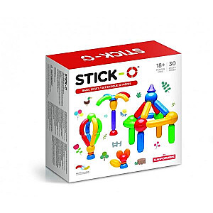 MAGFORMERS STICK-O 005-901003 PAMATA KOMPLEKTS — 30 ELEMENTI