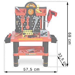 Ricokids 772500 bērnu darbnīca sarkanā krāsā