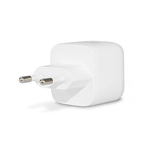 Ładowarka GaN 32W 2xUSB-A 1xUSB-C biała 