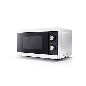 Sharp | Microwave Oven | YC-MS01E-W | Free standing | 800 W | White