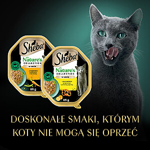 SHEBA Nature&#39;s Collection Poultry Flavors - влажный корм для кошек - 8x85 г