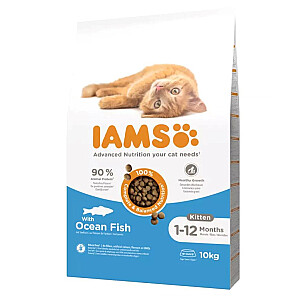 78 / 5 000 IAMS for Vitality Cat Kitten Ocean Fish - сухой корм для кошек - 10 кг