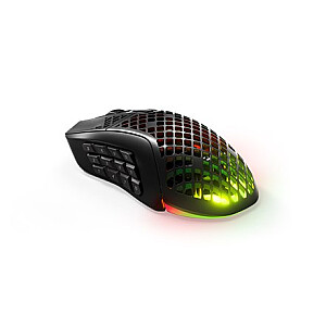 Steelseries Aerox 9 spēļu pele simetriska RF bezvadu + Bluetooth optiskā 18000 DPI