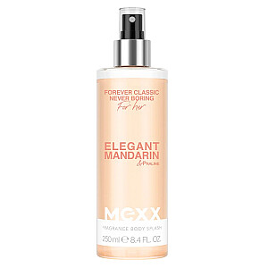 MEXX Forever Classic Never Boring For Her Elegant kūno purškiklis su mandarinų ir praline kvapu 250 ml