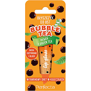 PERFECTA Bubble Tea Lip Gloss Persikų + Žalioji arbata 10g