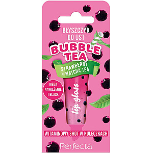 PERFECTA Bubble Tea lūpu spīdums Strawberry + Matcha 10g