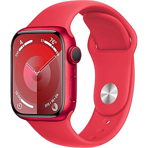 Apple Watch 9 41 mm GPS Red Alu Sport viedpulkstenis M/L Red (MRXH3)