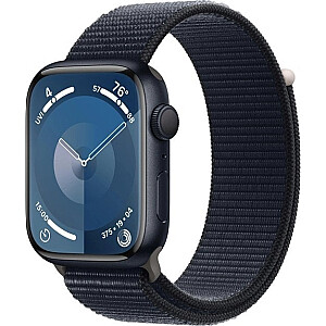 Viedais pulkstenis Apple Watch 9 45 mm GPS Midnight Alu Sport Loop Granatowy (MR9C3)