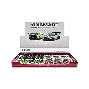 Metāla auto modelis  Bentley Continental GT3 (kastē) 1:38 KT5417W