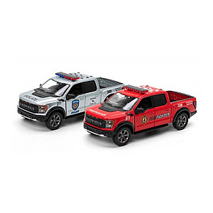 Metāla auto modelis 2022 Ford F-150 Raptor (Police/ Firefighter) 1:46 KT5436PR