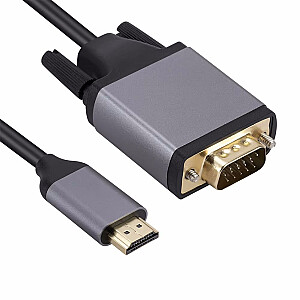 RoGer HD2VGCAB HDMI на VGA Кабель 1,8м / 1080p60Hz / Серый