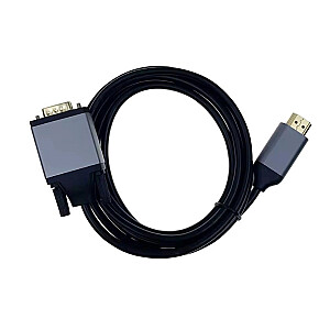 RoGer HD2VGCAB HDMI на VGA Кабель 1,8м / 1080p60Hz / Серый