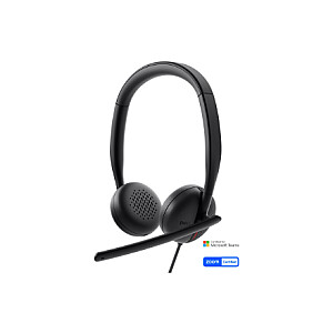 Dell | Headset | WH3024 | Built-in microphone | USB-C, USB-A | Black