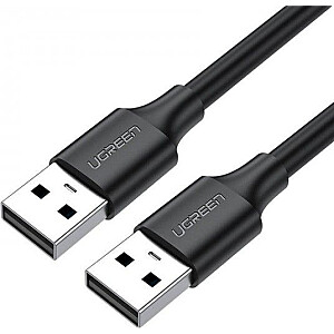 Ugreen USB-A — USB-A USB-кабель 0,5 м, черный (UGR392BLK)