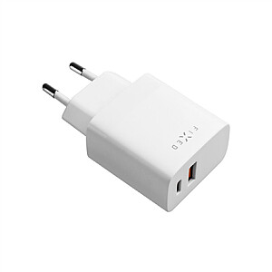 Fixed USB-C/USB Travel Charger 20W | FIXC20N-CU-WH