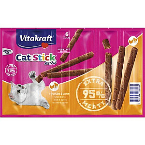 Vitakraft Cat Stick sausā kaķu barība Jērs, Turcija 36 g