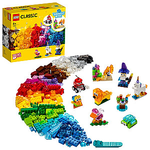 LEGO Classic 11013 radošie caurspīdīgie klucīši