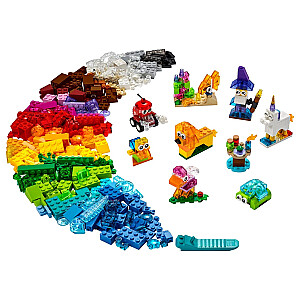 LEGO Classic 11013 radošie caurspīdīgie klucīši