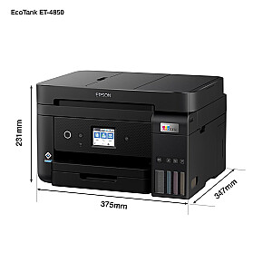 Epson EcoTank ET-4850 Inkjet A4, 4800 x 1200 точек на дюйм, 33 стр./мин, Wi-Fi