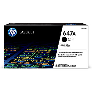 HP 647A Черный Оригинальный Тонер-Картридж LaserJet