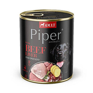 Dolina Noteci Piper with beef liver and potatoes - Wet dog food 800 g