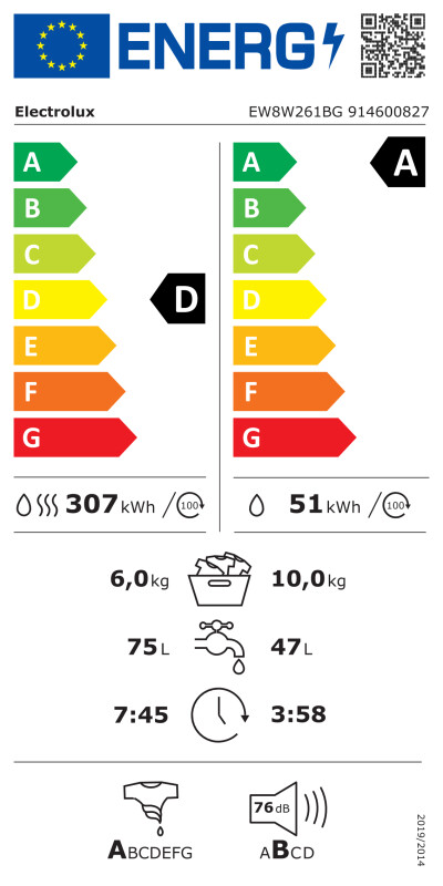 Electrolux EW8W261BG