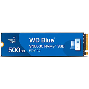 Western Digital Blue SN5000 500 GБ M.2 PCI Express 4.0 NVMe 3D TLC NAND