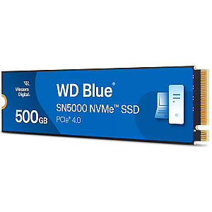 Western Digital Blue SN5000 500 ГБ M.2 PCI Express 4.0 NVMe 3D TLC NAND