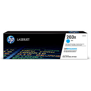 HP 203X augstas veiktspējas ciāna oriģinālā LaserJet tonera kasetne