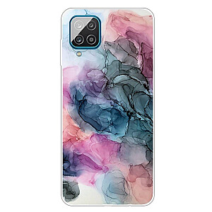 Fusion marble silikona aizsargapvalks Samsung A125 Galaxy A12 (dizains h)