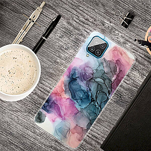 Fusion marble silikona aizsargapvalks Samsung A125 Galaxy A12 (dizains h)