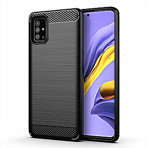 Fusion Trust Back Case Silikona Aizsargapvalks Priekš Samsung A336 Galaxy A33 5G Melns