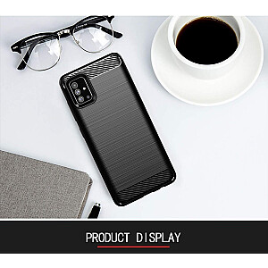 Fusion Trust Back Case Silikona Aizsargapvalks Priekš Samsung A336 Galaxy A33 5G Melns