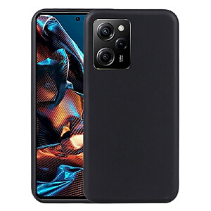 Fusion soft matte silikona aizsargapvalks Xiaomi Redmi Note 12 Pro | Poco X5 Pro 5G black