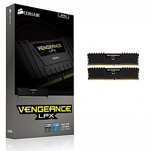 DDR4 Vengeance LPX 32 ГБ/2666(2*16 ГБ) CL16-18-18-35 ЧЕРНЫЙ 1,20 В XMP 2.0