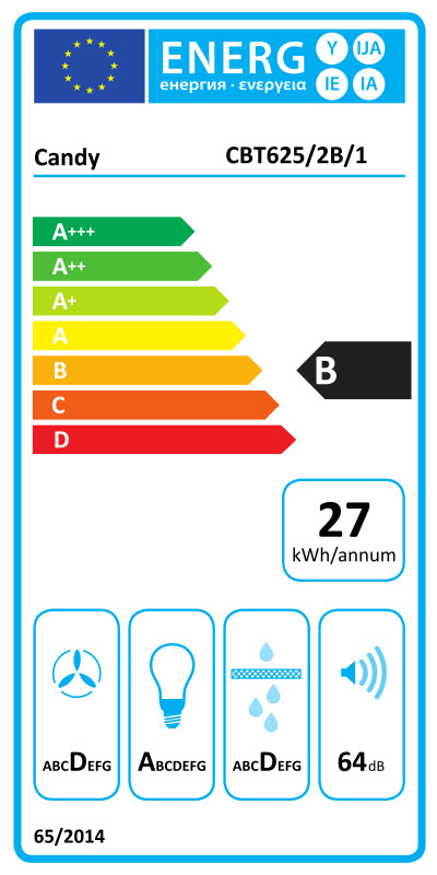 Вытяжка CANDY CBT625/2B/1