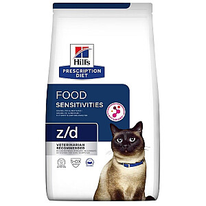 HILL&#39;S PD Food Sensitivities z/d - sausā kaķu barība - 1,5 kg